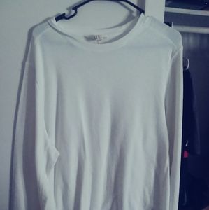 Mens long sleeve whiteish off cream color